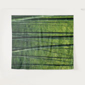 Diep groen bos achtergrond of decor wandkleed (Voorkant (horizontaal))