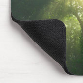 Diep groen bos - Mousepad Muismat (Hoek)