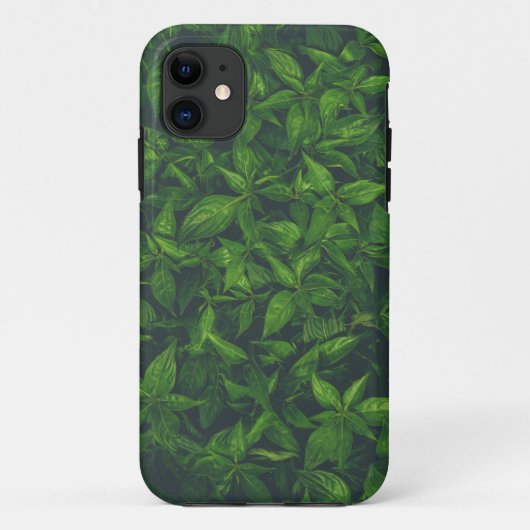Diep groene bladeren Case-Mate iPhone case (Achterkant)