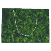 Diep groene bladeren  groot cadeauzakje (Achterkant)