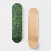 Diep groene bladeren persoonlijk skateboard (Voorkant)