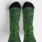 Diep groene bladeren sokken (Top)