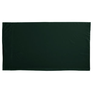 Diep groene effen kleur kussensloop