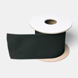 Diep groene effen kleur satijnen lint
