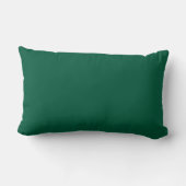 diep groene houten sierkussen kussen (Achterkant)
