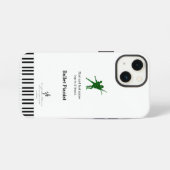 Diep groene I PDD balletpianist iPhone Hoesje (Achterkant horizontaal)