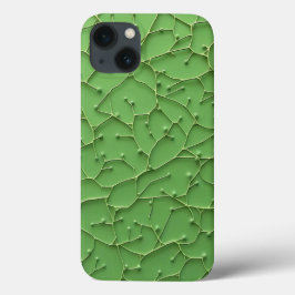 Diep groene organische textur iPhone-hoesje Case-Mate iPhone Case