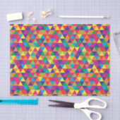Diep heldere driehoeken - modern Abstract patroon Tissuepapier (Craft)