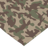 Diep hout camouflage lange tafelloper (Hoek)