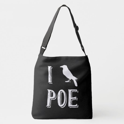 Diep in de duisternis / I [Raven] Poe - Poe Crossbody Tas (Achterkant)