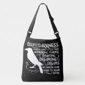 Diep in de duisternis / I [Raven] Poe - Poe Crossbody Tas (Voorkant)