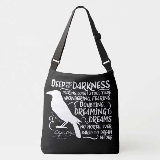 Diep in de duisternis / I [Raven] Poe - Poe Crossbody Tas (Voorkant)