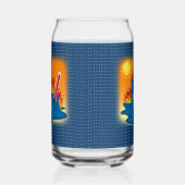 Diep in de hitte van Texas Blikvorm Glas (Rechts)