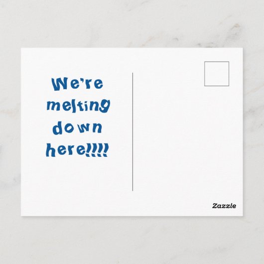 Diep in de hitte van Texas T-Shirt Briefkaart (Achterkant)