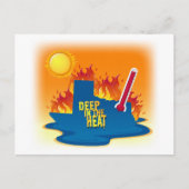 Diep in de hitte van Texas T-Shirt Briefkaart (Voorkant)