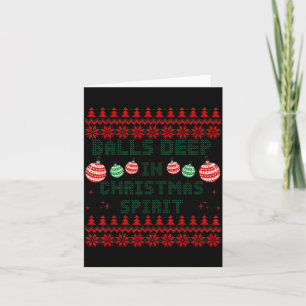 Diep In De Kerst Srit Bijpassende Couples Lelijk Kaart