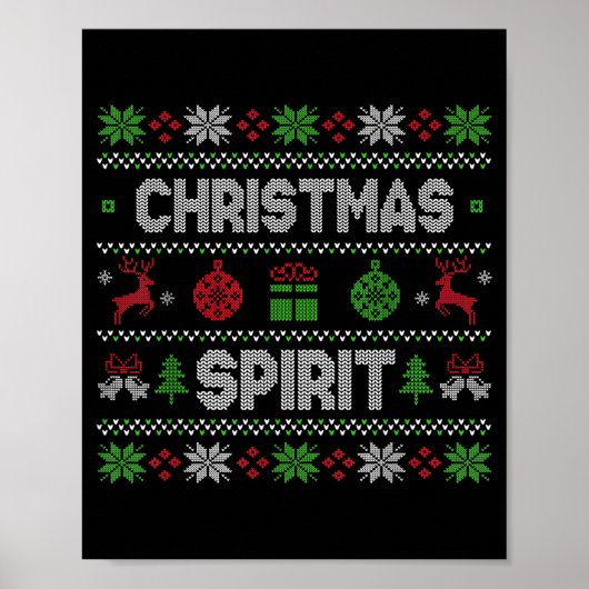 Diep In De Kerst Srit Bijpassende Koppels  Poster (Voorkant)