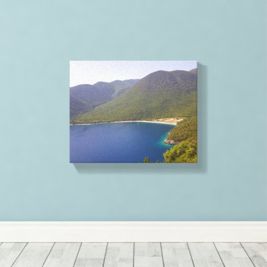 DIEP IN DE NATUUR CANVAS AFDRUK (Insitu (Houten vloer))