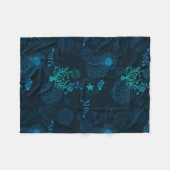 Diep in de Oceaan Fleece Deken (Voorkant (Horizontaal))