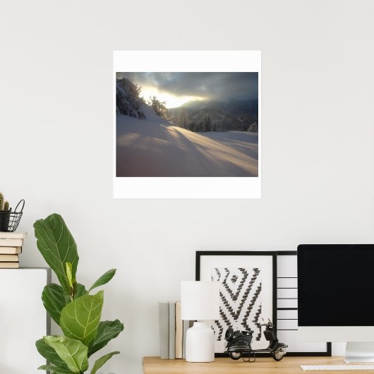 Diep in de winter poster (Thuiskantoor)