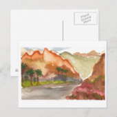 Diep in de woestijn briefkaart (Voorkant / Achterkant)