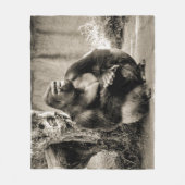 DIEP IN GEDACHTE Fleece Deken (Voorkant)