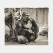 DIEP IN GEDACHTE Fleece Deken (Voorkant (Horizontaal))