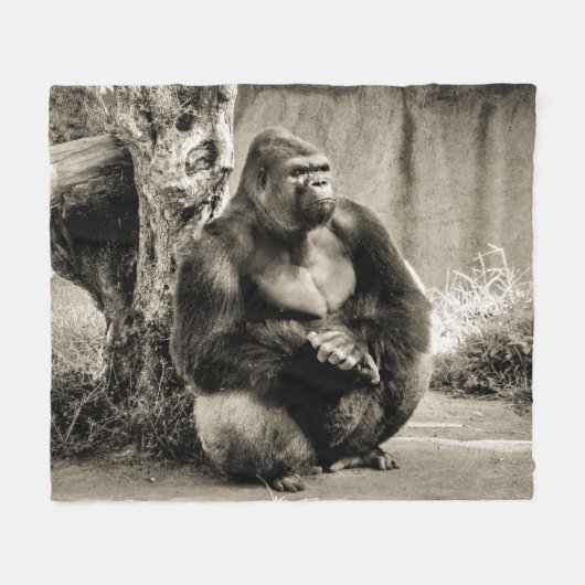 DIEP IN GEDACHTE Fleece Deken (Voorkant (Horizontaal))