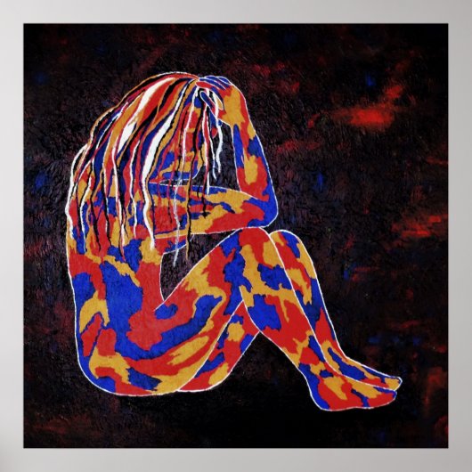 Diep in gedachten Poster (Voorkant)