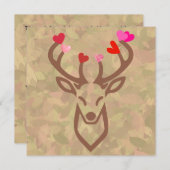 Diep in het bos en wijde luchten  feestdagenkaart (Voorkant / Achterkant)