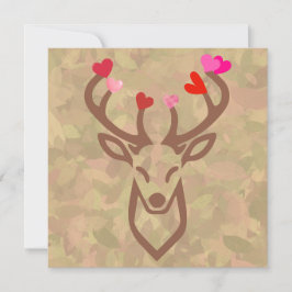 Diep in het bos en wijde luchten  feestdagenkaart