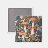 Diep In het Bos Paddenstoelen Magneet (Voorkant / Achterkant)