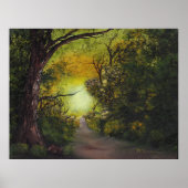 Diep in het bos poster (Voorkant)