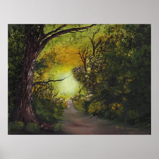 Diep in het bos poster (Voorkant)