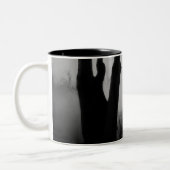 Diep in het bos tweekleurige koffiemok (Links)