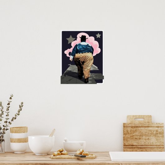 Diep in het hart van Texas Poster (Keuken)