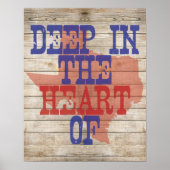 Diep in het hart van Texas! Poster (Voorkant)