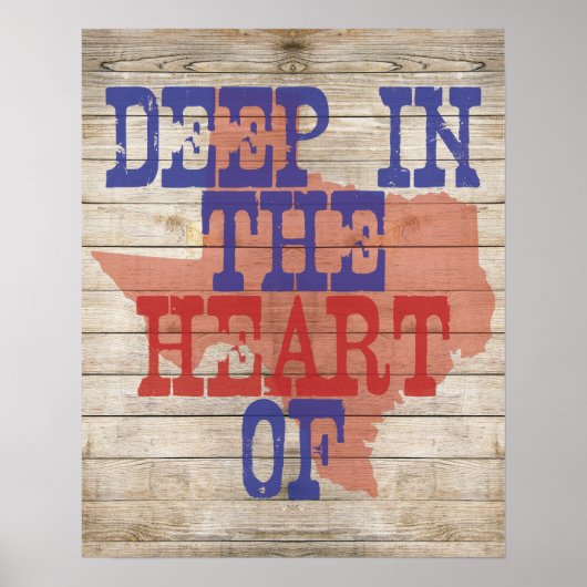 Diep in het hart van Texas! Poster (Voorkant)