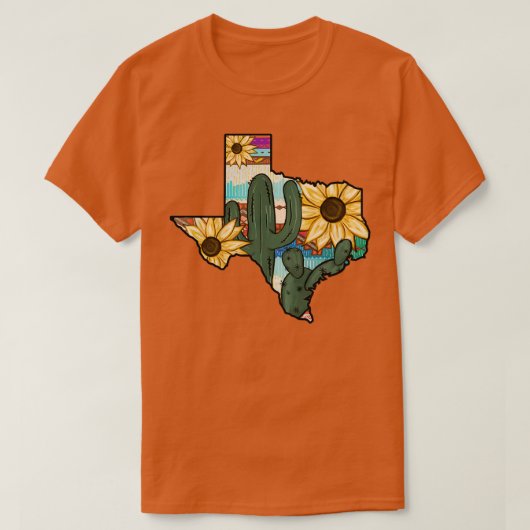 Diep in het hart van Texas T-shirt (Design voorkant)