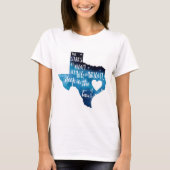 diep in het hart van TX Harvey T-shirt (Voorkant)