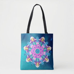 *~* diep in het universeel herstellende vredesmand tote bag
