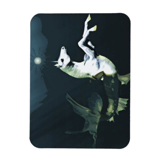 Diep in het Zee VinylMagnet Magneet (Verticaal)