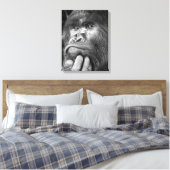 Diep in Hoewel Gorilla Canvas (Insitu (Slaapkamer))