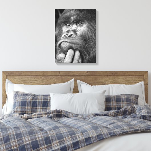 Diep in Hoewel Gorilla Canvas (Insitu (Slaapkamer))