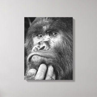 Diep in Hoewel Gorilla Canvas