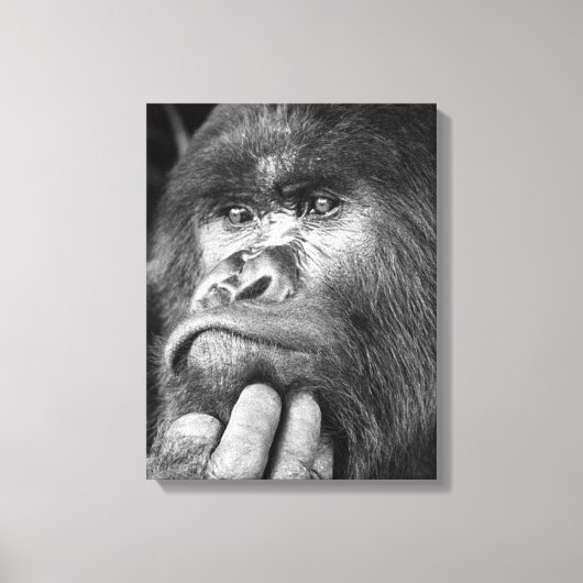 Diep in Hoewel Gorilla Canvas (Voorkant)