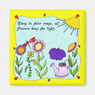 Diep in hun Roots Square Magnet