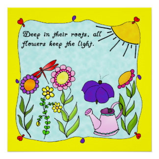 Diep in hun Roots Square Poster