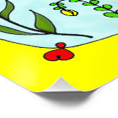 Diep in hun Roots Square Poster (Hoek)