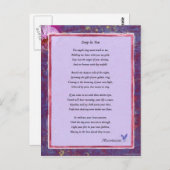 Diep in je gedicht briefkaart (Voorkant / Achterkant)